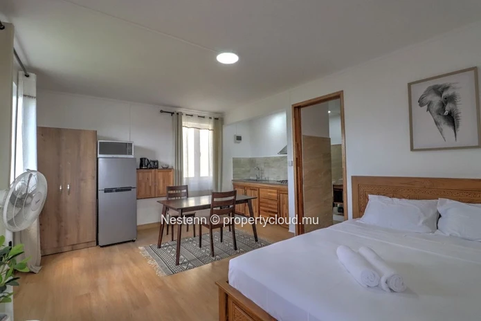 Charming 1-bedroom apartment in Grand Baie with modern amenities, close to schools and shops, ideal for comfortable l...