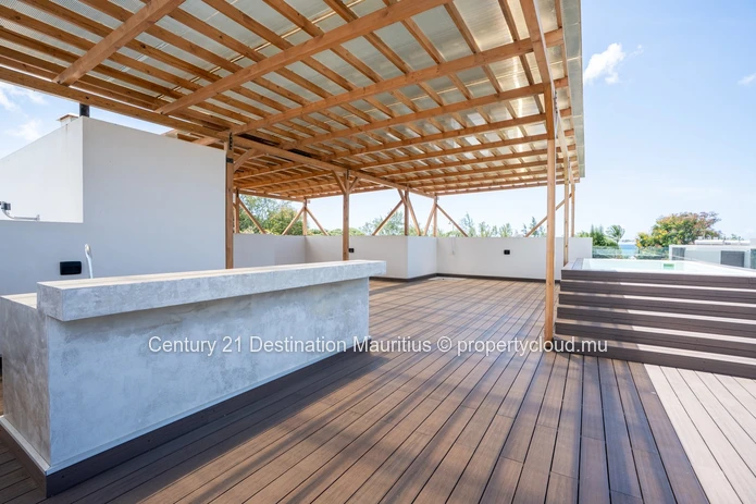 Votre refuge privé sur le toit à Pointe aux Canonniers | Penthouse de luxe de 4 chambres