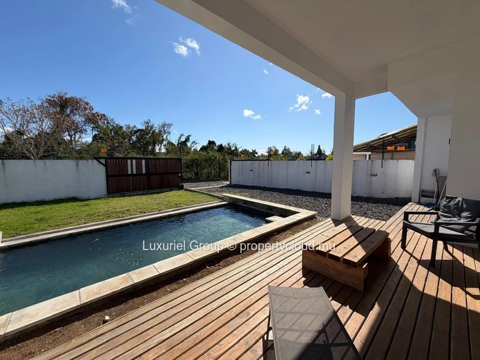  Contemporary Villa with Private Pool for Rent in Grand Baie