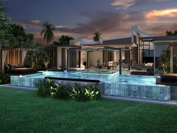 Cap Malheureux - Beautiful 3 bedroom villa with pool