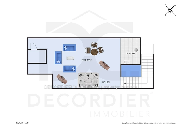 Penthouse avec vue mer à Pereybere