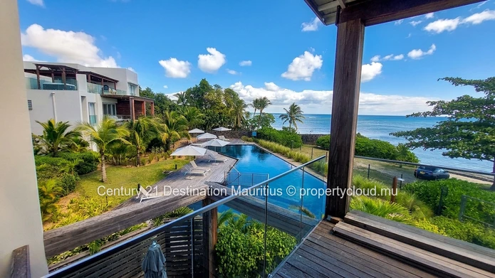 Exclusif Appartement En Front De Mer Avec Vue Sur L'océan À Pointe Aux Piments