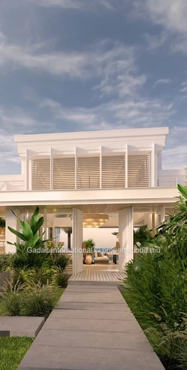 Villa de luxe en vente à Belle Mare, Île Maurice avec un accès direct à la plage