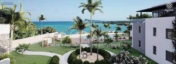 Luxurious Apartment with Stunning Sea Views and Communal Pool in Grand Baie 