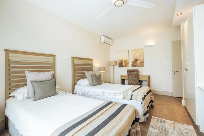 Luxury Beachfront Penthouse in Cap Malheureux with Sea Views and Communal Pool - Fully Furnished and Equipped 