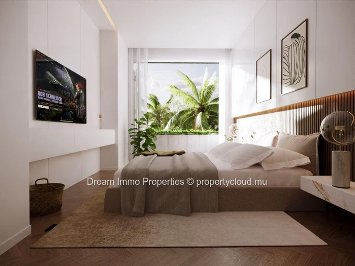 New corner duplex with sea & mountain views and a private pool in Tamarin - Mauritius