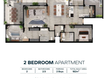 Appartement de 3 Chambres