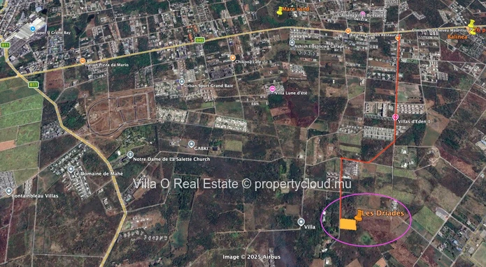 jolie petit projet de résidence en copropriété 'Les Driades' comprenant 9 unités, a 10 minutes de Grand Baie; 3 chamb...