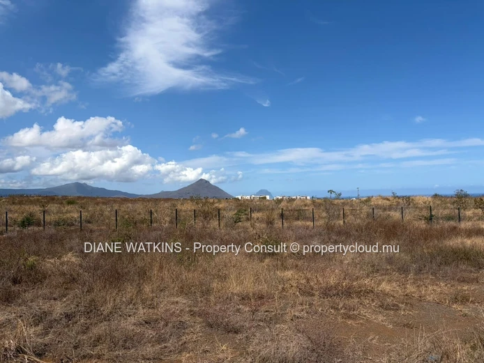 Residential Land for Sale in Flic en Flac with Sea and Mountain Views