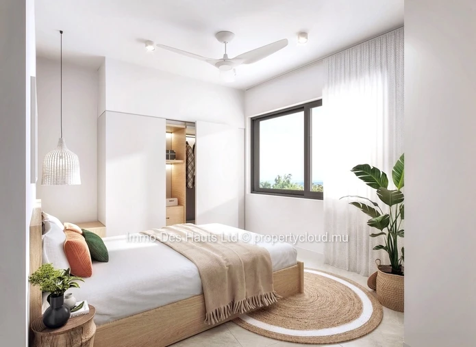 2 Bedroom Apartment  ground floor for sale Tamarin 