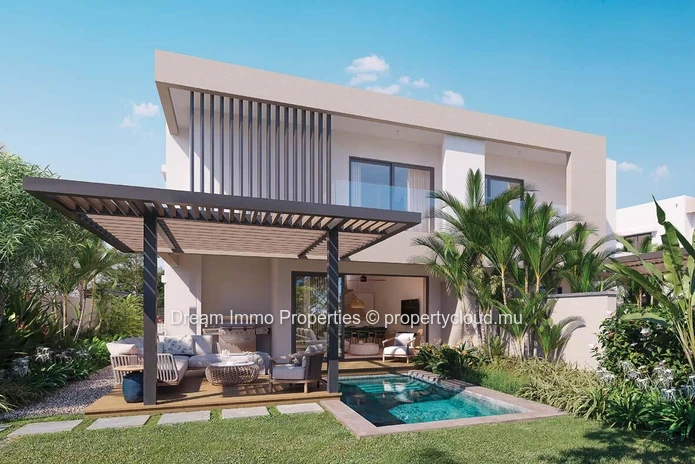Belles Villas Modernes 3 Chambres Dans Une Residence Accès Plage, Golf & Hôtel – Ile Maurice