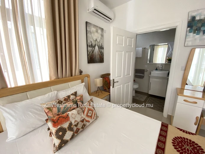 Beautiful 3-bedroom furnished apartment for rent near the sea in Pereybere, Mauritius