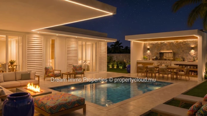 Beautiful Modern 4 Bedroom Villas Just 100 M From The Sea In Trou Aux Biches - Mauritius