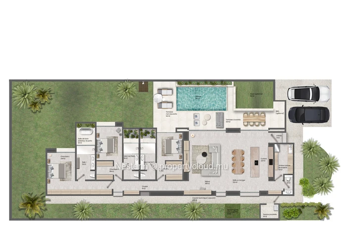 Magnificent new villa of 405 m² – Off-Plan sale