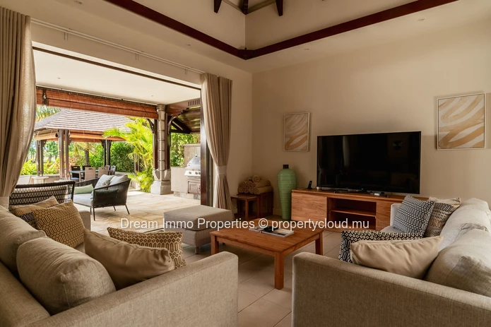 Villa meublée de 3 chambres directement sur le golf Heritage Villas Valriche à Bel Ombre – Ile Maurice
