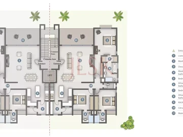 Penthouse de 3 Chambres