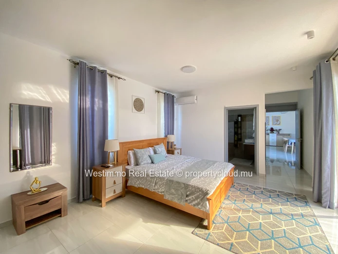 Modern contemporary villa for rent in Grand Baie