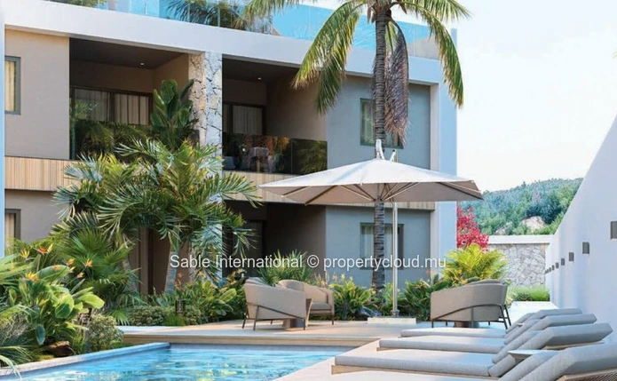 "Modern Apartment with Communal Pool in Tamarin, Rivière Noire - Black River Area