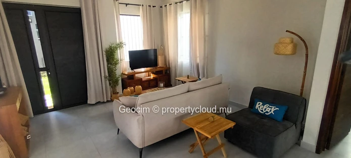Flic en Flac Morc de Chazal fully furnished brand new house. 3 bedrooms. 3 bathrooms Terrace Jaccuzi Garden. Availabl... (Sole Mandate)