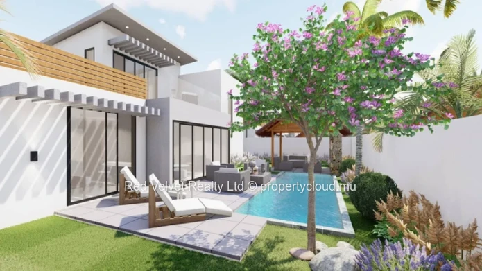 Villas de luxe à vendre à Grand Baie | Projet immobilier sur plan style complexe hôtelier