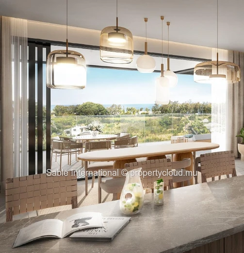 Luxury Penthouse with Private Pool in Trou aux Biches - 225m² Living Space - Close to Amenities - Fitness Room 