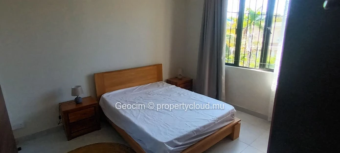 Flic en Flac Morc de Chazal fully furnished brand new flat. Bedroom. Bathroom Balcony. Available now.  (Sole Mandate)