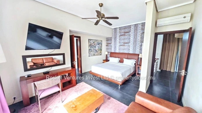 Villa en bord de mer avec 3 chambres à louer, Pointe aux Canonniers – Nord