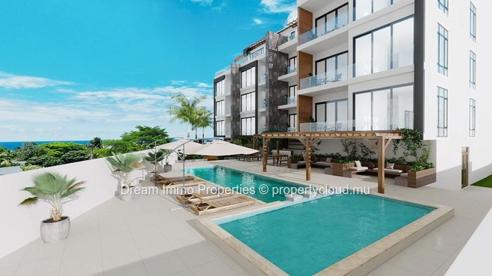 1 minute à pieds de la mer ! Penthouses vue mer & proche mer à Flic en Flac - Ile Maurice