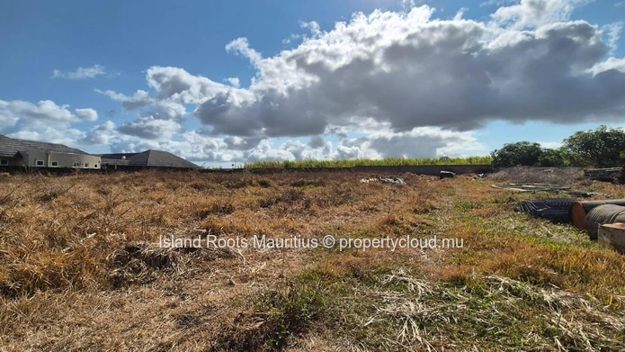 Beautiful residential land situated in a private estate  in Pamplemousses.