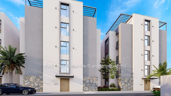 Appartement contemporain de 2 chambres à Vieux Quatre Bornes