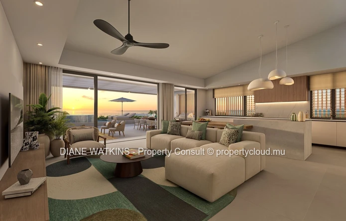 Luxury 3-Bedroom Duplex Penthouse with Private Rooftop Pool for Sale in Tamarin