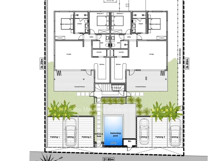 New apartment 400 meters from the beach!
