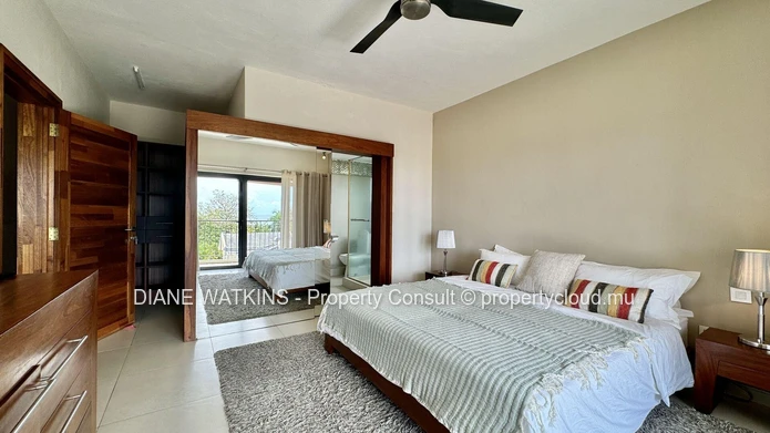 Sea-View Furnished Duplex Apartment for Rent in Tamarin