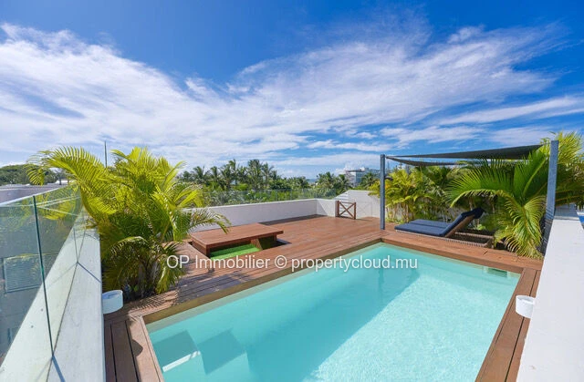 Penthouse 2 chambres avec piscine privée à vendre à Péreybère