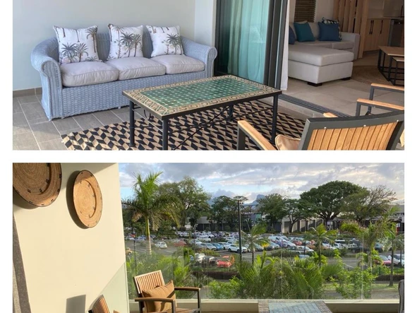 Inviting first-floor apartment available for rent in the charming Mango Village, situated in the thriving Beau Plan N...