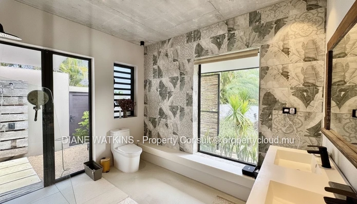 Authentic 4-Bedroom Villa for Rent in Black River with Private Pool and La Tourelle Mountain Views