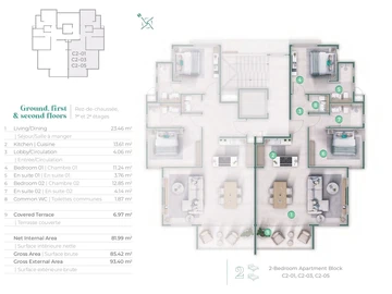 Appartement de 2 Chambres