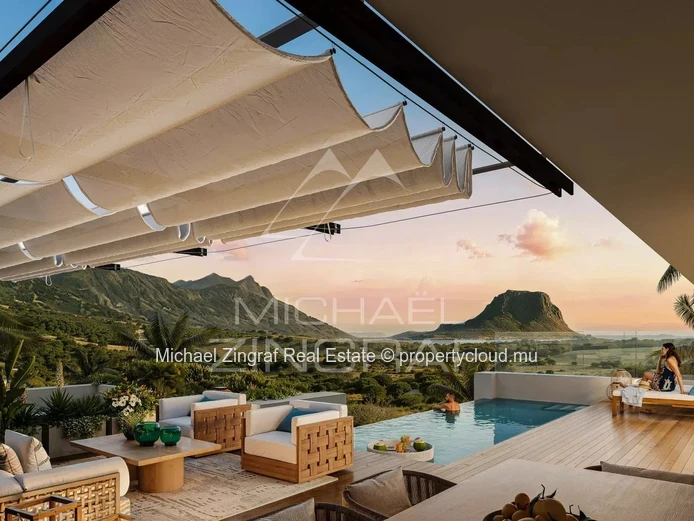 Villa d’Exception de 3 Chambres avec Vue sur les Montagnes