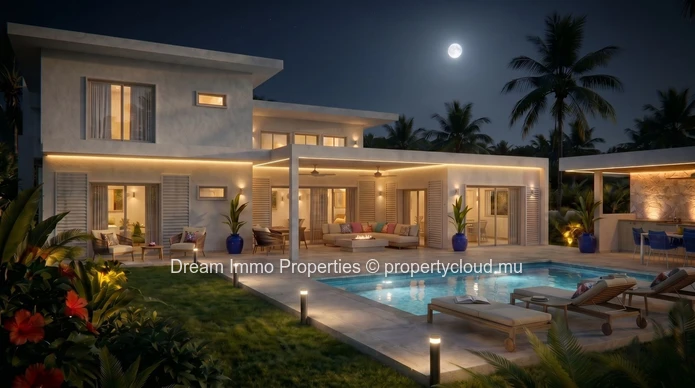 Beautiful Modern 4 Bedroom Villas Just 100 M From The Sea In Trou Aux Biches - Mauritius
