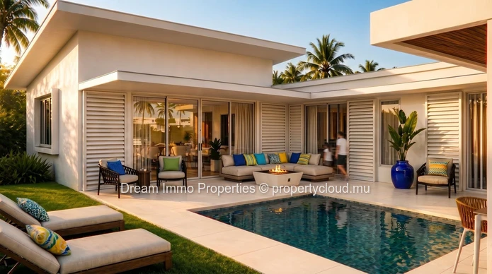 Beautiful Modern 4 Bedroom Villas Just 100 M From The Sea In Trou Aux Biches - Mauritius