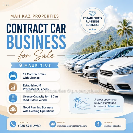 Established Contract Car Business for Sale in Mauritius 
