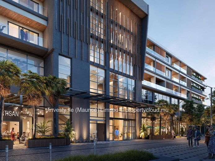 JINVESTY ile Maurice : prix direct promoteur : The Deck appartement 2 chambres avec vue mer à Grand Baie Lot 211  ·  ...