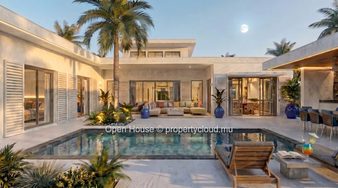 Villa de prestige 4 chambres avec piscine à Trou aux Biches