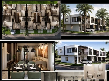 Townhouse, Duplex de 2 Chambres