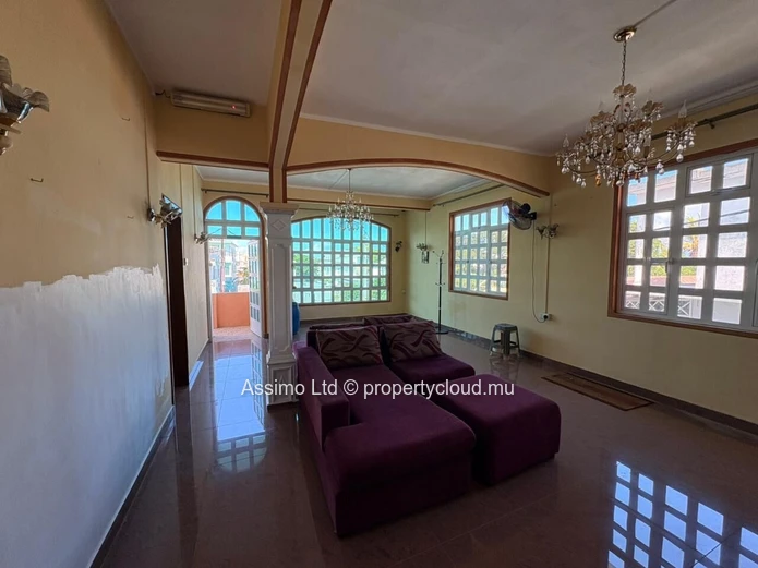 Top floor of a house, 2 bedrooms for rent in Trou aux Biches