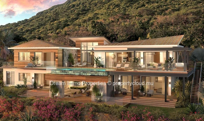 Splendid Ultra Luxurious 5 Bedroom Villas With Sea & Morne Views - Black River