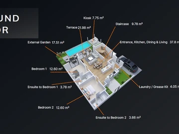 2 Bedroom Villa