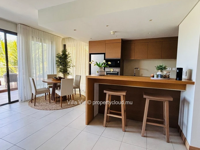 Mont Choisy - Beau penthouse de 2 chambres en-suite avec piscine privée