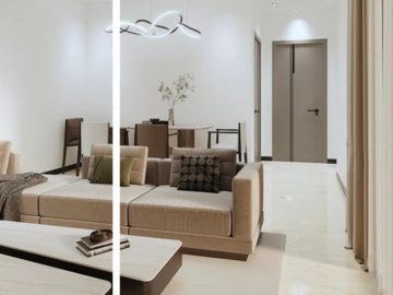 Penthouse de 3 Chambres