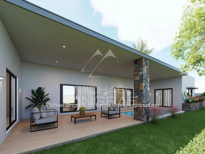 Villa contemporaine de 3 chambres avec piscine privée – Calodyne